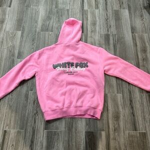 White Fox Boutique Pink Sweatshirt Hoodie